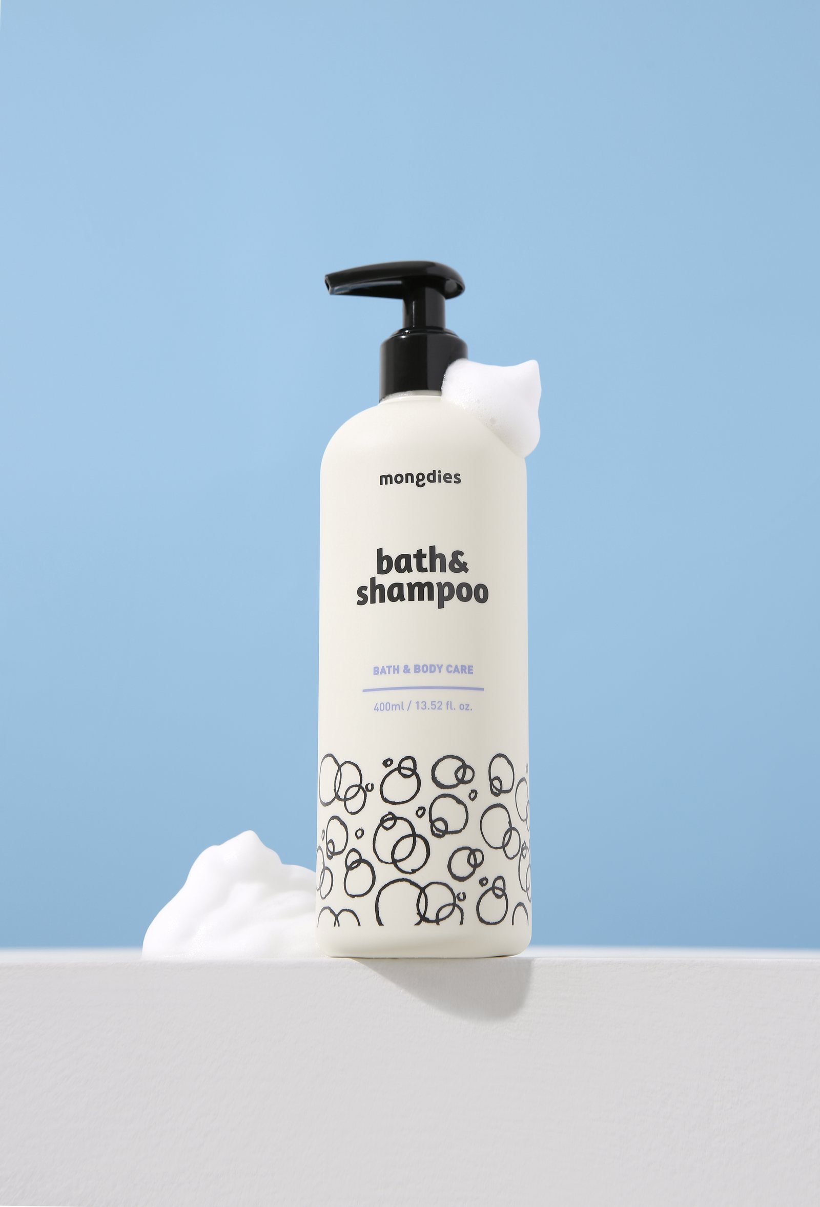 Mongdies Bath & Shampoo with foam