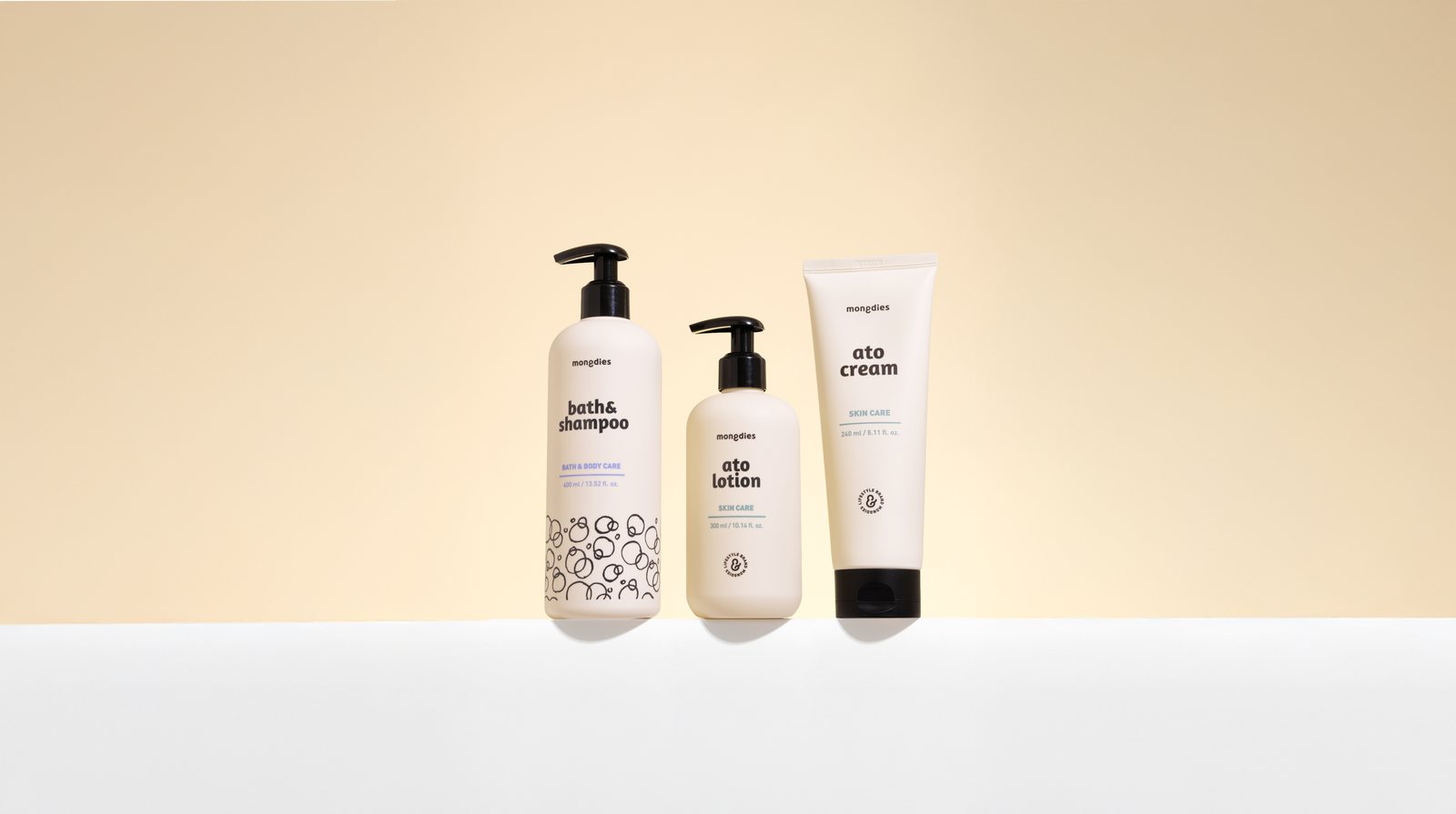 Mongdies baby skincare full lineup