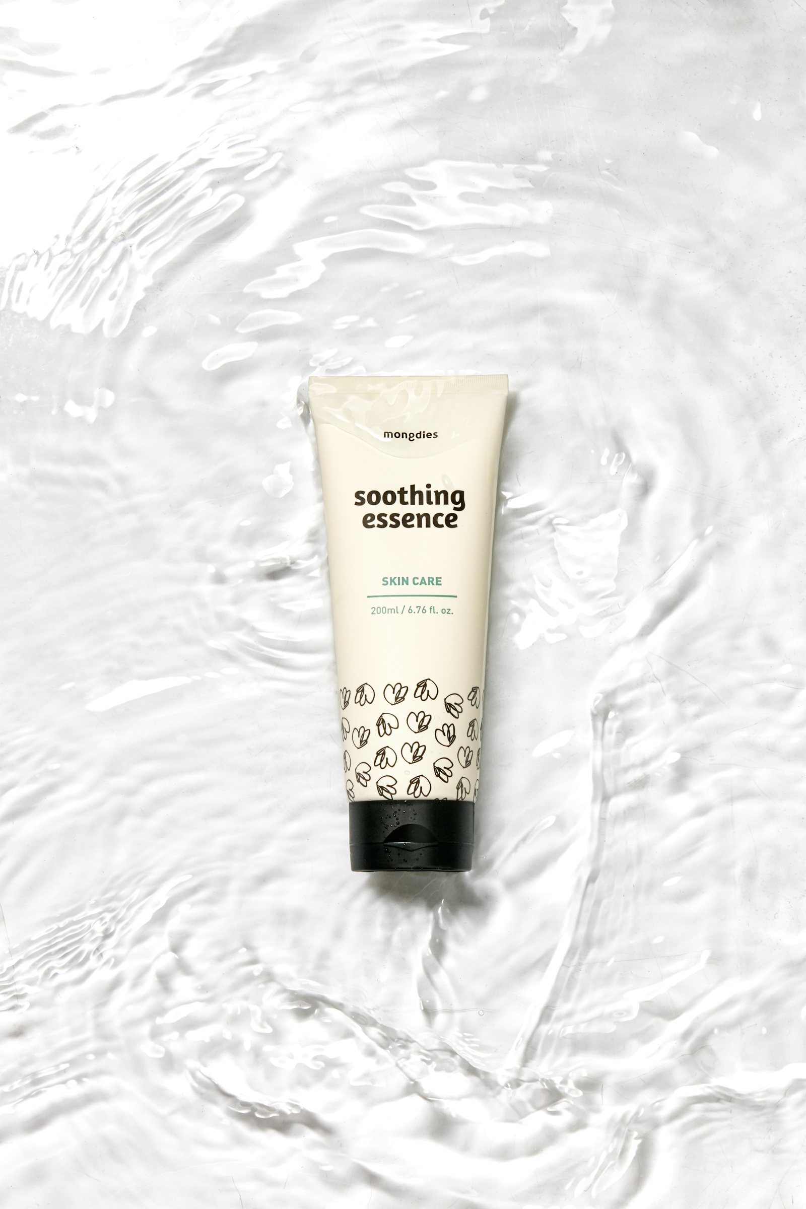 Mongdies soothing essence on rippling water